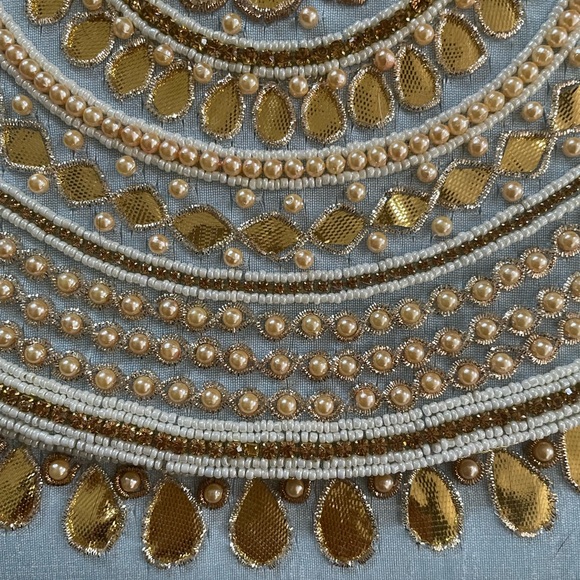 EUC Beaded Evening Clutch/Shoulder Purse - Picture 2 of 4